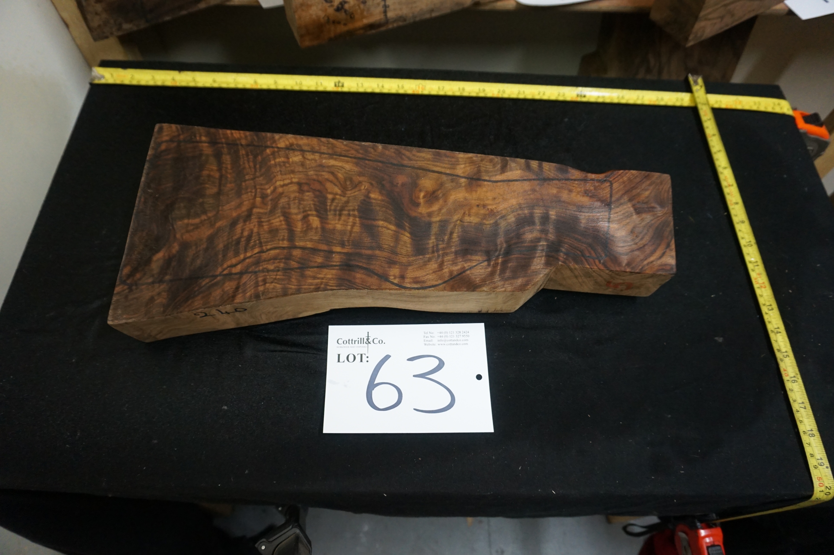 1 Piece of Exhibition Grade Turkish Walnut