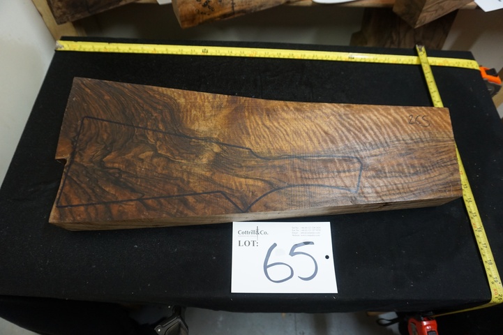 1 Piece of Exhibition Grade Turkish Walnut