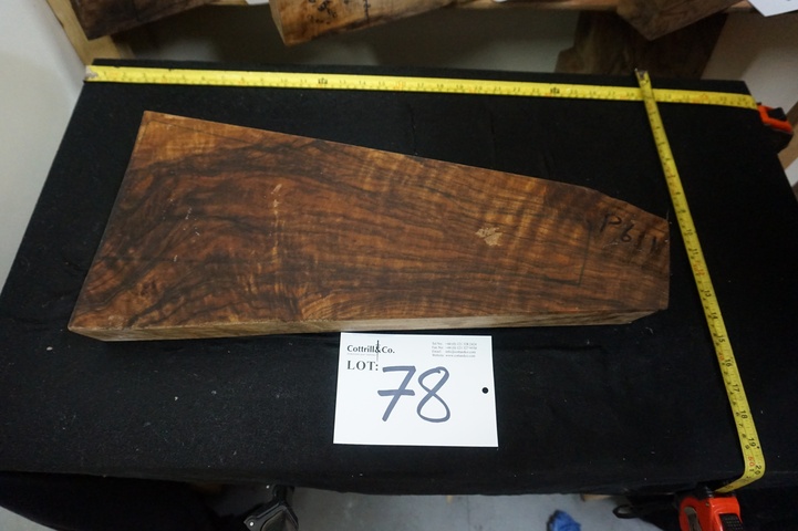 (2) Pieces of Exhibition Grade Turkish Walnut for a matched pair of stocks (2 gun stocks)
