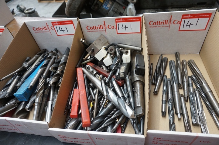 (3) Boxes of Drills & Box of Reamers