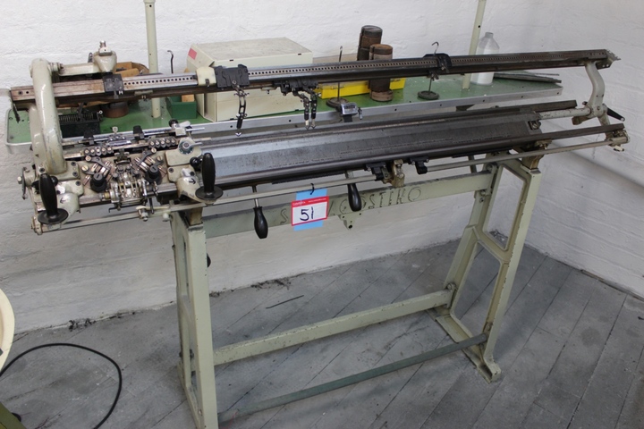 Santagostino 12 Gauge Handflat Knitting Machine