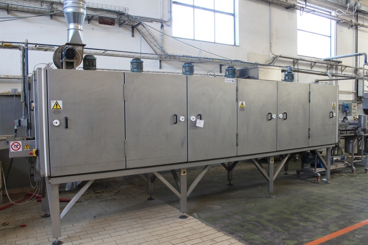 Toresani Foodmac FN6X1R05 Stainless Steel Conveyorised Dynamic Electric Drying Oven and Control Panel