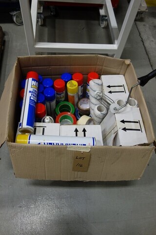 Quantity of Line Making Material ; in Cardboard Box