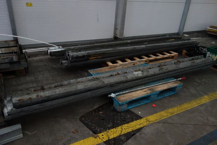 Sections of Armaguard Steel Safety Barriers