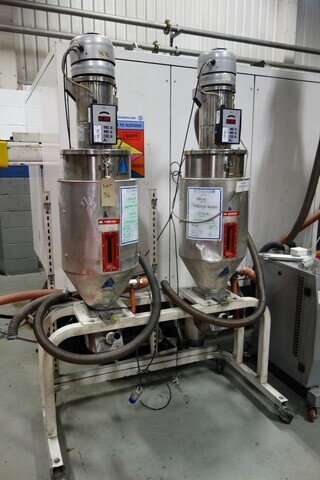 Moretto Model DH60 Mobile Twin Hopper Dryer Unit