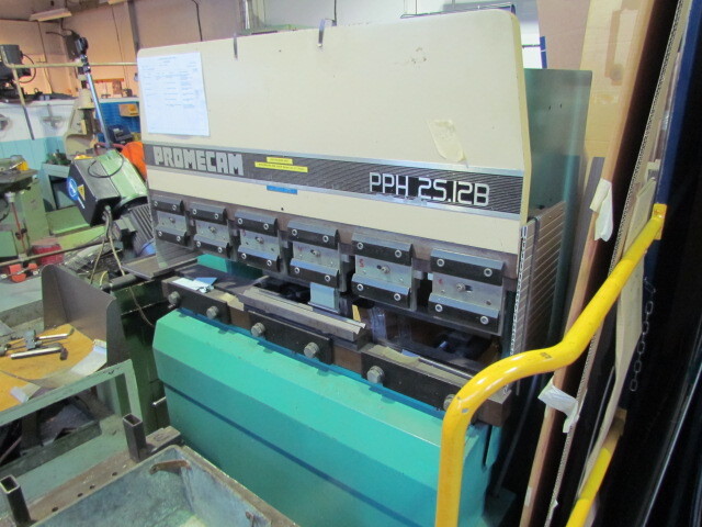 Promecam Model PPH 25-12 Pressbrake