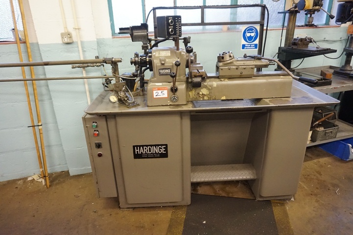 Hardinge Flatbed Lathe