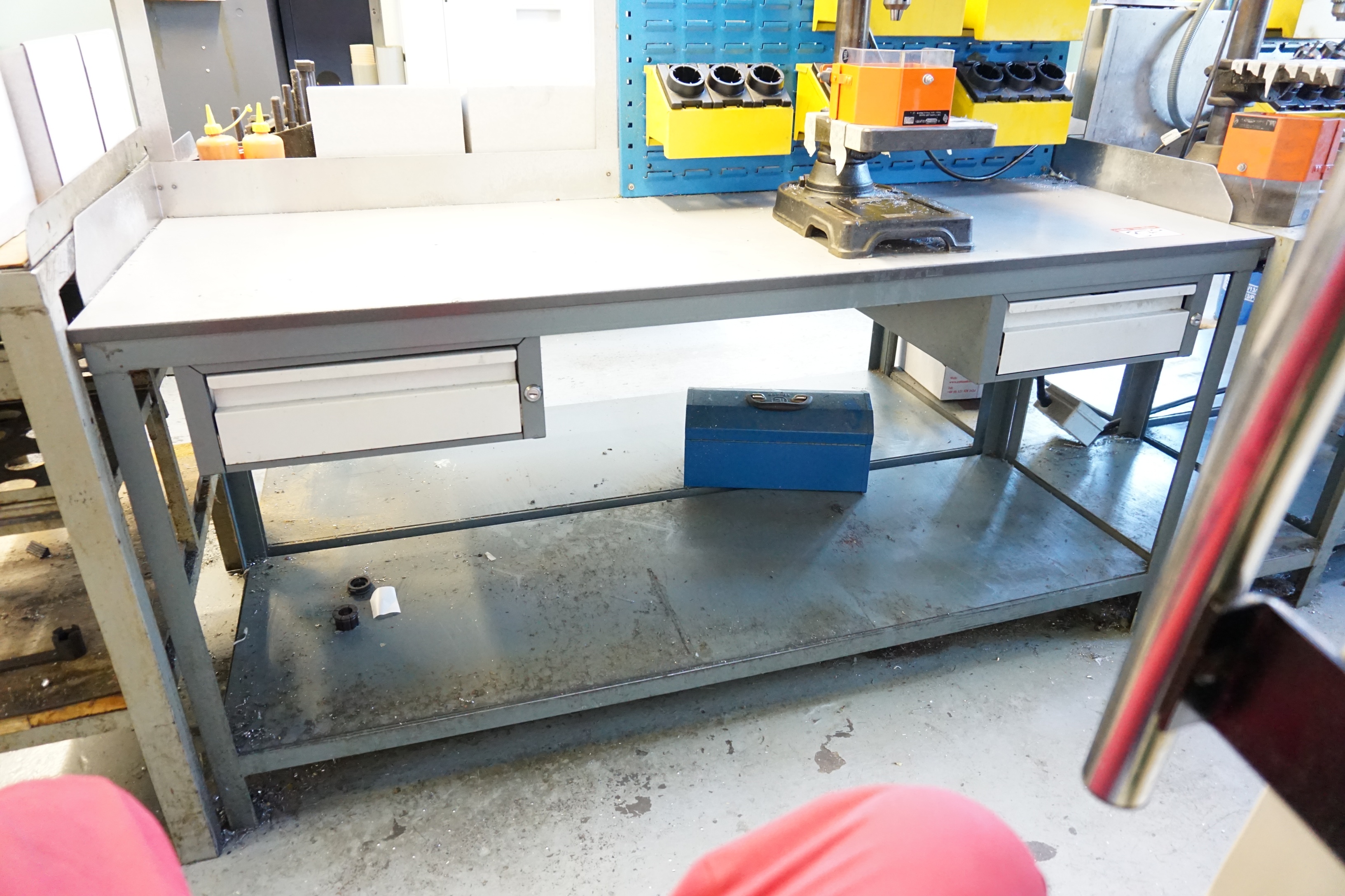 2 Drawer Work Bench 1800mm x 600mm x 840mm Approx.