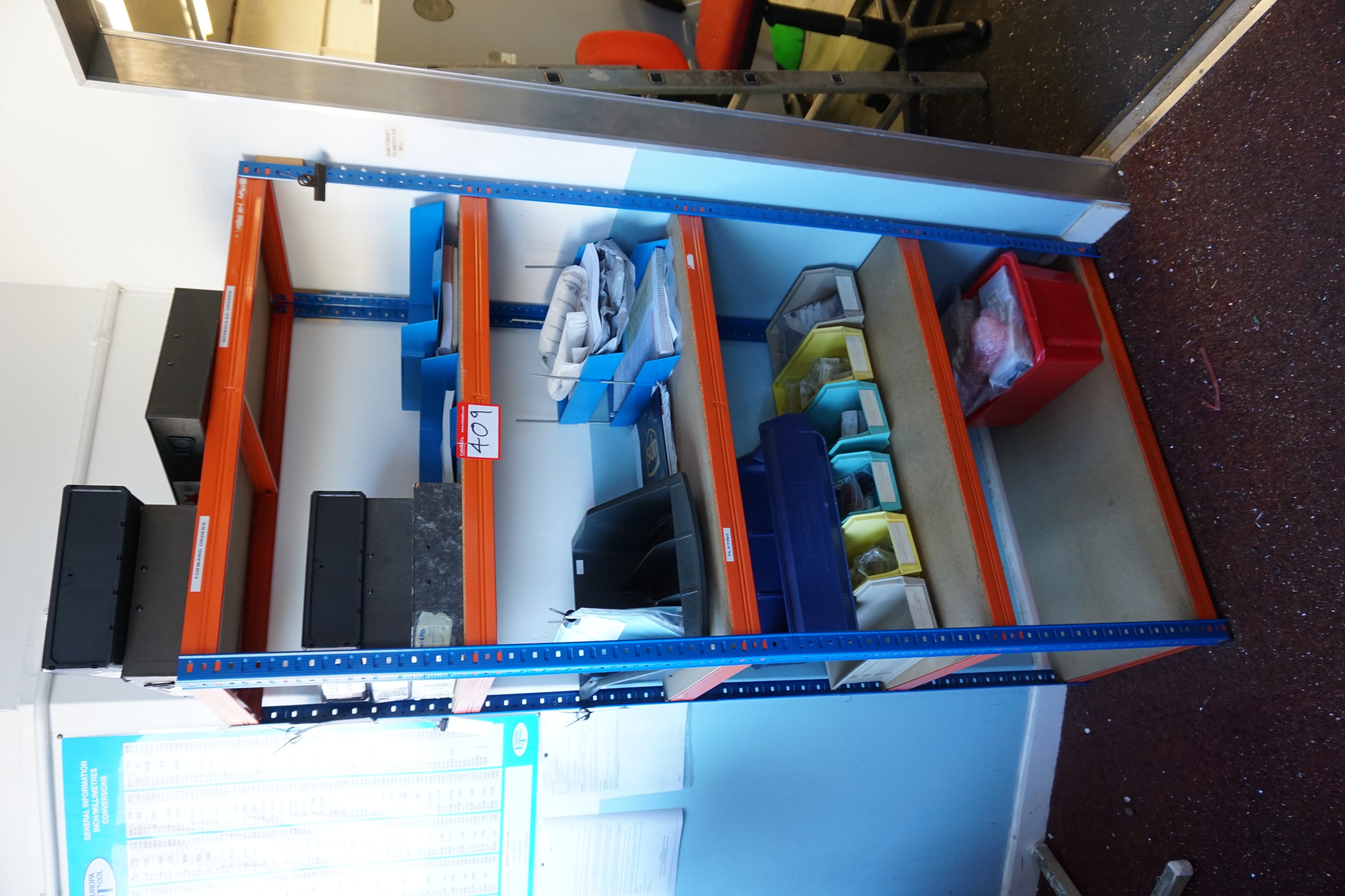 (3) Bays of Racking 890mm x 300mm x 1780mm