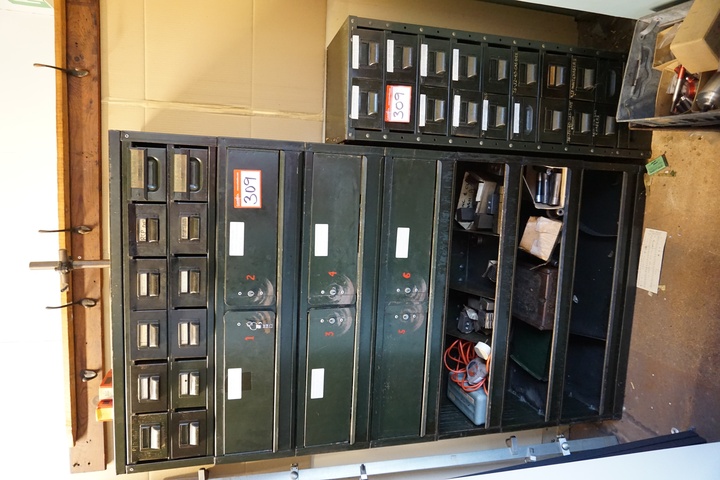 Storage Cabinet with Various Drills