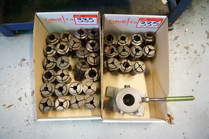 Qty of Large Collets and Collet Holder