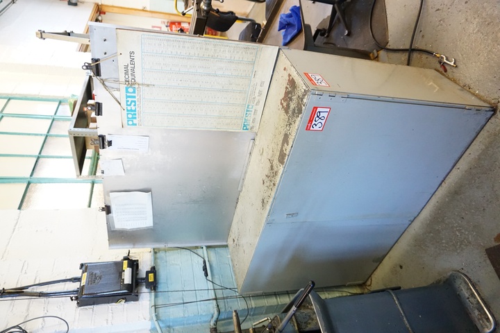 Work Bench with Cabinet