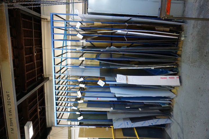 Rack with Qty of Material