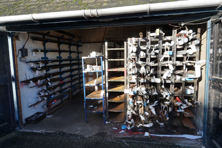 Qty of Mild Steel, Aluminium and Racks