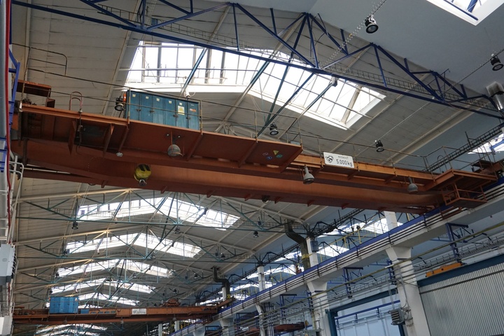 Vihorlat 8,000kg Twin Beam Overhead Travelling Gantry Crane