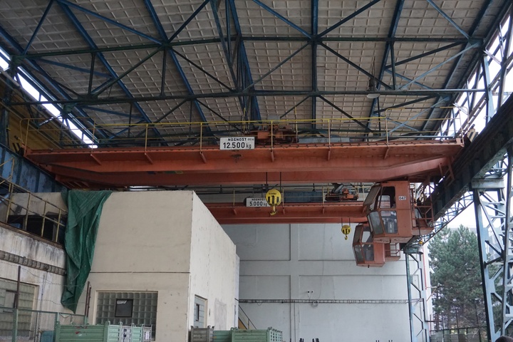 12,500kg Twin Beam Overhead Travelling Gantry Crane
