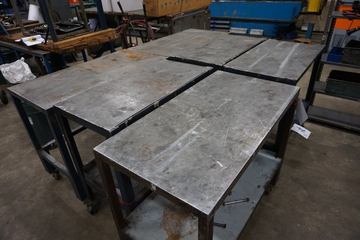 (6) Heavy Duty Small Mobile Trolleys