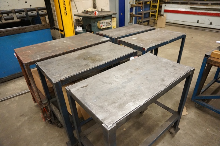 (5) Heavy Duty Small Mobile Trolleys