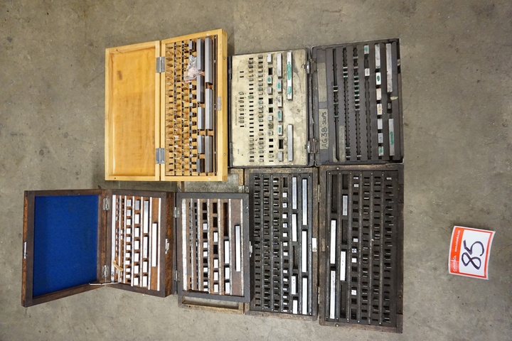 Qty of Metric and Imperial Slip Gauges