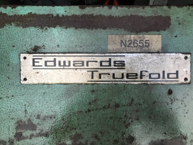 Edwards 6ft 16G B&P Trufold Box & Pan Folder