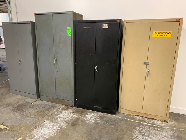 Lot of (4) Shop Cabinets