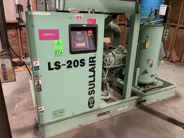 SULLAIR LS20S-125L Air Compressor, s/n 003-120888