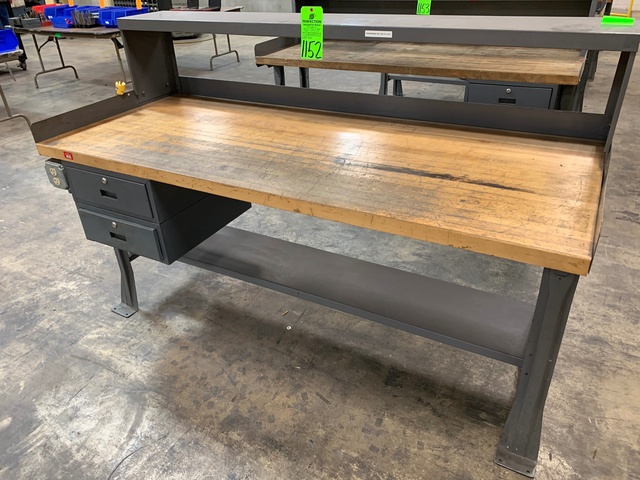 Wood Top Work Bench, 30" x 72"