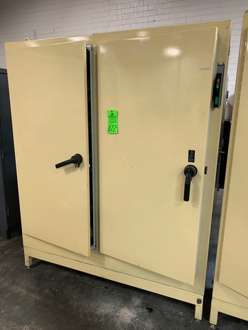 Control Cabinet w/ Contents Including All Electrical Relays, Contactors, Frequency Drives, Servo Drives,  Etc