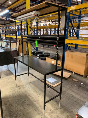 Steel Lighted Work Bench, 20" x 60"