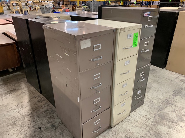 Lot of Assorted File Cabinets