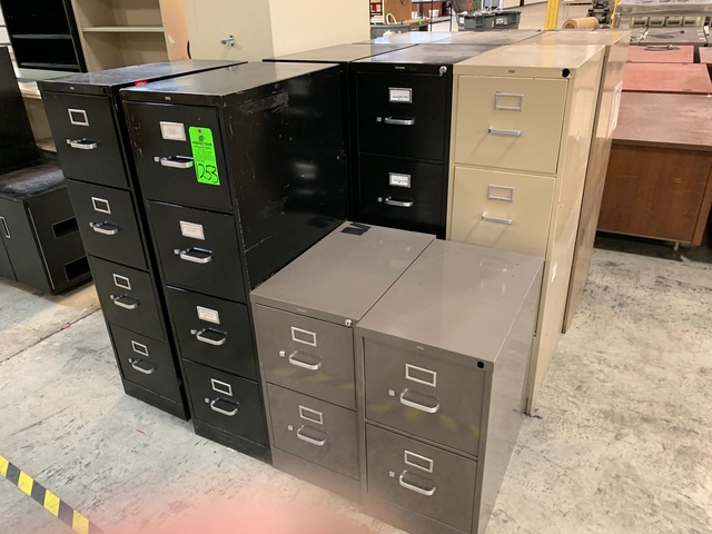 Lot of Assorted File Cabinets