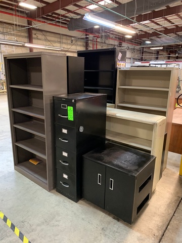 Lot of Assorted File Cabinets