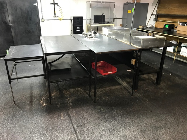 Lot of (4) Shop Tables