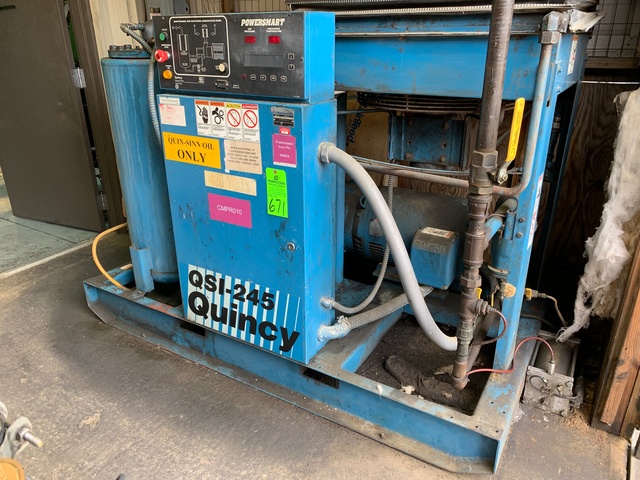 50 HP Quincy QSI-245 Air Compressor