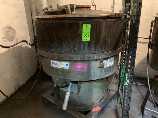 SWECO M45RC 48" Vibratory Tumbler, s/n 45M-474-26