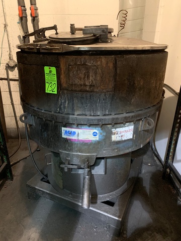 SWECO M45RC 48" Vibratory Tumbler, s/n 45M-579-3