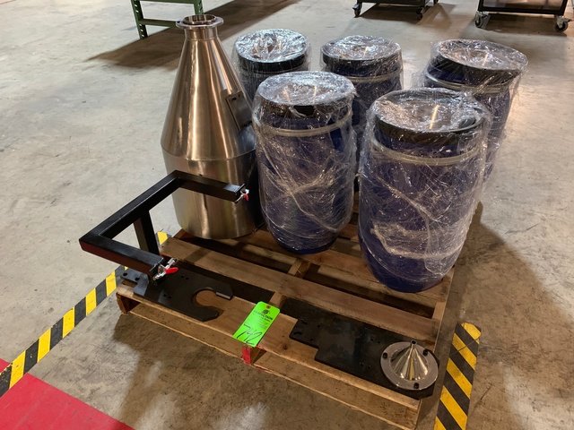 Lot of Hopper Feeders for JSCC Automation Toner Filling Systems