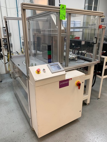 Laser Fixture System w/ Turntable and Laser Holders w/ Allen-Bradley Panelview Plus 600 PLC Control