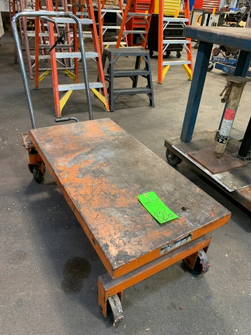 JET SLT-1650 Scissor Lift Table, s/n na, 1600 LB Capacity