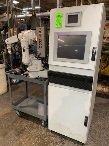 2008 EPSON PS5-AS00 6-Axis Robot, s/n 00597 w/ Allen Bradley VersaView 1750M PLC Control