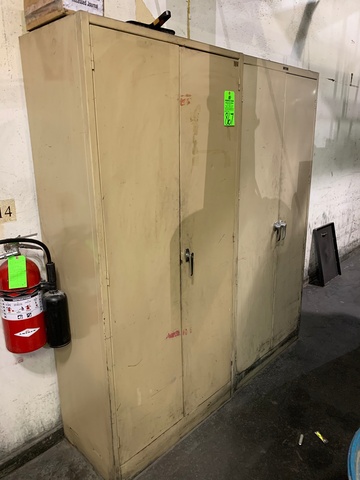 Lot of (2) Shop Cabinets