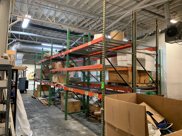 (4) Sections of 12'T x 8'W x 42"D Pallet Racking