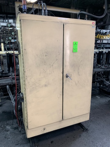 Control Cabinet w/ Contents Including All Electrical Relays, Contactors, Frequency Drives, Etc