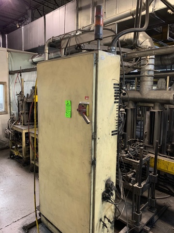 Control Cabinet w/ Contents Including All Electrical Relays, Contactors, Frequency Drives, Etc