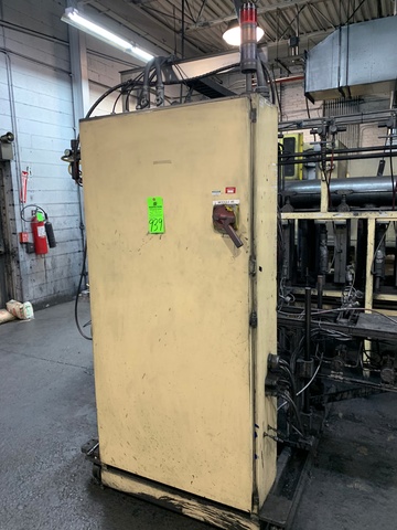 Control Cabinet w/ Contents Including All Electrical Relays, Contactors, Frequency Drives, Etc