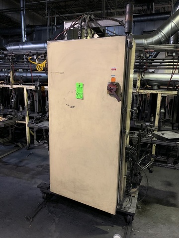 Control Cabinet w/ Contents Including All Electrical Relays, Contactors, Frequency Drives, Etc