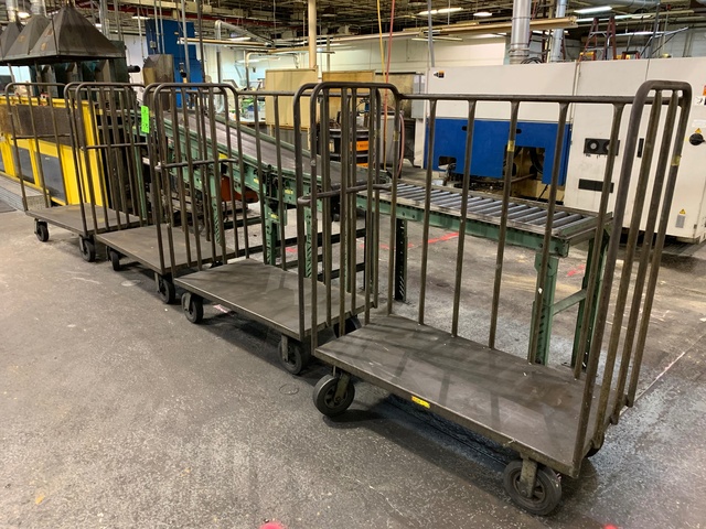 Lot of (4) Little Giant Shop Carts