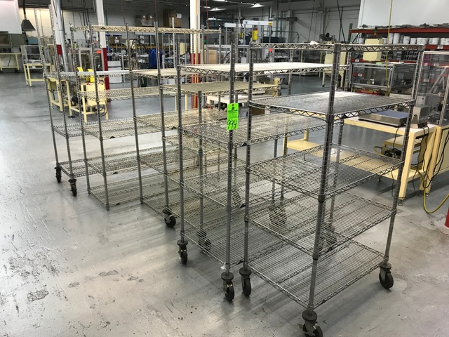 Lot of (6) Meto Racks