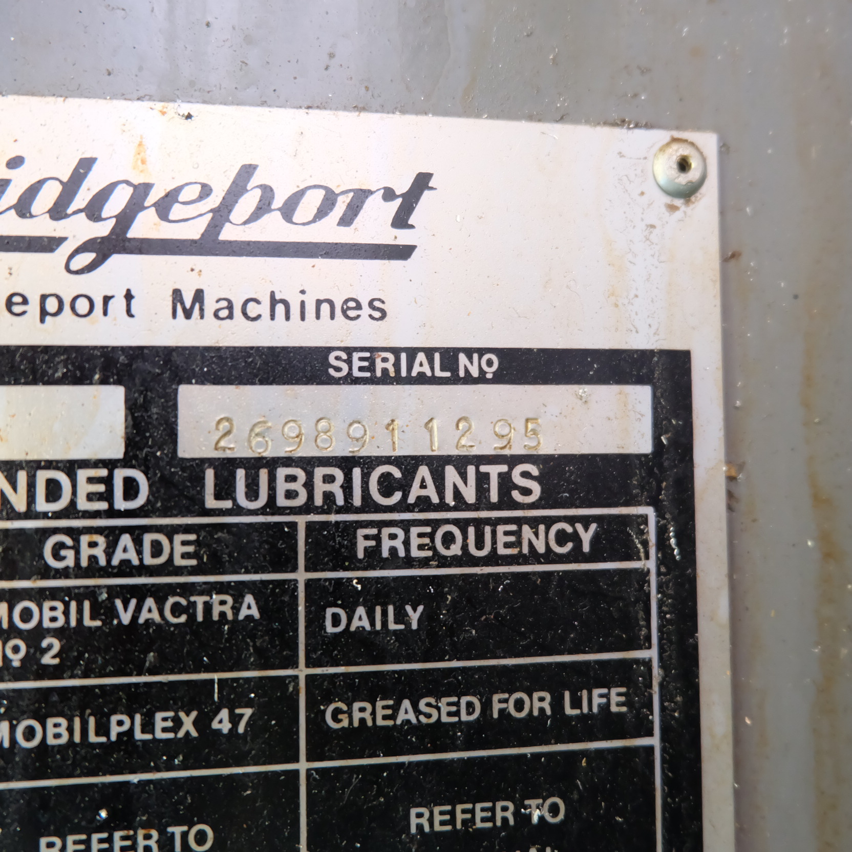 Bridgeport BR2J2 Turret Mill