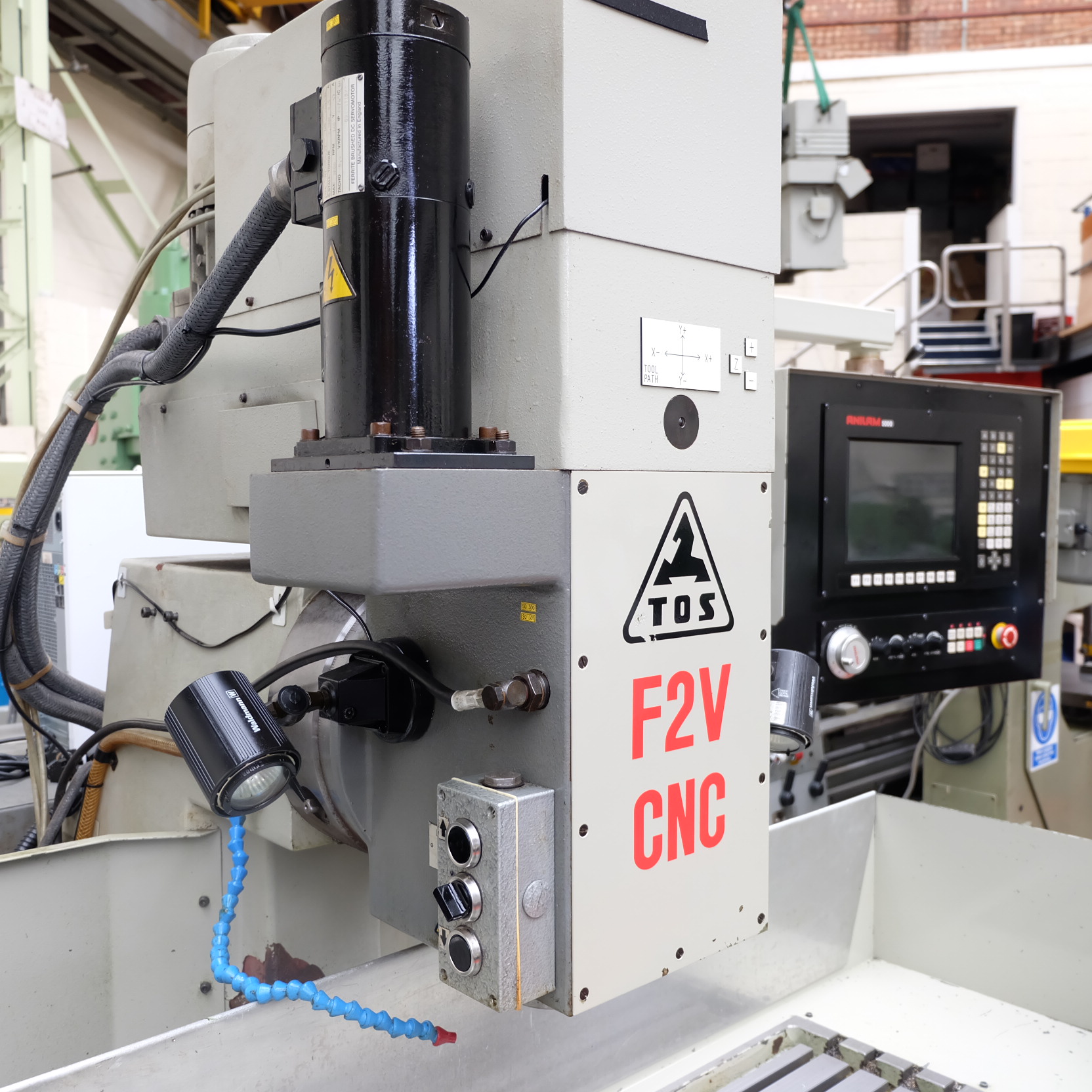 TOS Type F2V CNC 3 Axis Milling Machine